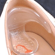 1Pair Transparent Invisible Silicone Gel High Heel Liners Protector T-shaped Slip Resistant Shoe Pads Pain Relief Comfortable Self Adhesive Anti-wear Insoles