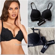 Boohoo Black Stretch Lace Non-Padded Underwired Bra Jumbo BIG Cup (Cup Dd, DDD,E,F) with pads Straps