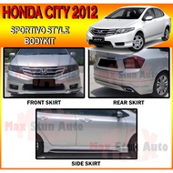 HONDA CITY 2012 2013 2014 SPORTIVO BODYKIT SPORTIVO BUMPER SKIRT LIP FOR CITY FRONT SKIRT SIDE SKIRT