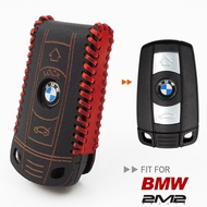 [2M2] BMW E87 E88 E90 E91 E92 E93 Chip Key Leather Case Full Smart Special Model Two-Color Handmade 