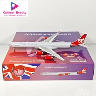 Phoenix 11987 1: 400 VYOU A340-600 G-VYOU Alloy Airplane Model