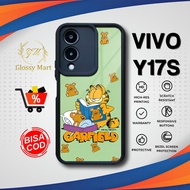 Vivo Y17S Cat Grafield Hardcase Softcase Glossy Casing Vivo Y17S