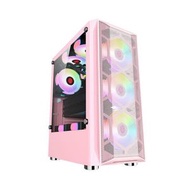 全城熱賣 - 桌上型電腦主機箱 ATXUSB3.0側透玻璃（粉色）