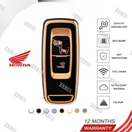 ZR For Honda adv 160 pcx 160/Vario 160 motorcycle Key Cover Remote Case Sarung Kunci Kereta motorcycle Accessories