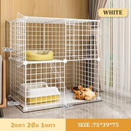 สินค้าอยู่ในไทย พร้อมส่ง😺กรงแมวขนาดใหญ่ คอกน้องแมว คอกกรงสัตว์เลี้ยง DIY คอกกรงแมวและสุนัข คอกสัตว์เ