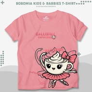 Bobomia Anomali Kids Ballerina Cappuccino T-Shirt I Distro Tshirt for Boys and Girls (0-12 Years) - 