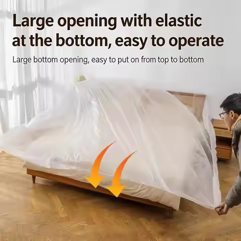 Transparent Disposable Waterproof Bed Cover Furniture Protector Dustproof Mattress Sheet for Airbnb