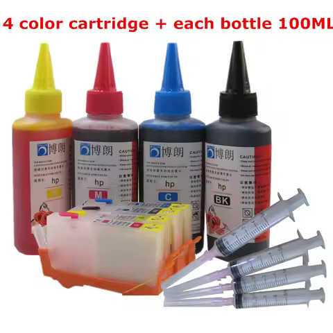 Refill ink kit For HP 903 904 905 902 refillable ink cartridge permanent chip FOR HP OfficeJet pro 6