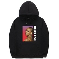 Rapper Doja Cat Graphic Print Hoodie Men Women Hip Hop Vintage Oversized Hooded Pullover Male Fashio