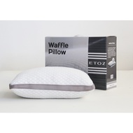 ETOZ Extra Firm Memory Foam Pillow (Waffle Pillow)-- Memory Foam Pillow- Anti Bacteria