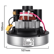 Vi động cơ 800W công suất cao tiếng ồn thấp Máy hút bụi động cơ quạt 50/60Hz 220V vòng xoắn dây đồng