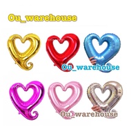 Love hole balloons - love balloons - heart balloons - love foil balloons - valentine balloons