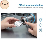 Chee Stainless Steel KF Series Beer Brewing Fitting SUS304 KF10-KF63 Anti-Corrosion for DIY Home Cra