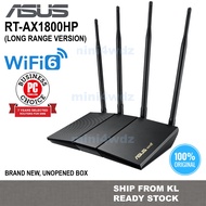 Asus RT-AX1800HP Long Range Smart WiFi 6 Router Black (Support MU-MIMO, OFDMA, AiMesh, Unifi, Time)