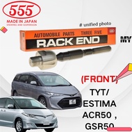 ESTIMA ACR50  GSR50  555 JAPAN  STEERING RACK END (SET = 2PCS)