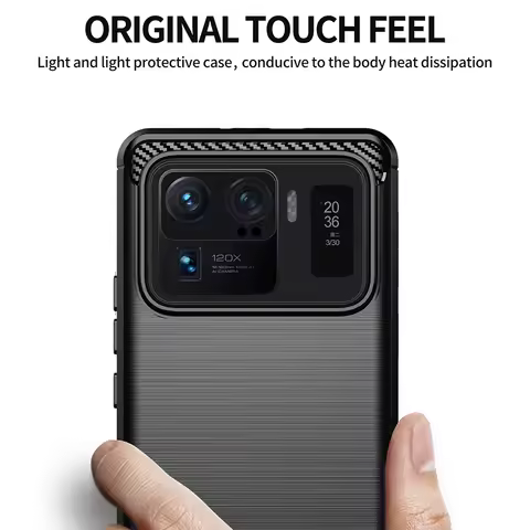 For Xiaomi Mi 11 Ultra Case Xiaomi Mi 11 Ultra Shockproof Bumper Soft Silicone Slim Armor Back Phone