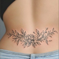 1 Piece Of PVC Body Art Fake Tattoo European And American Fashion Halloween Side Waist Waist Abdomen