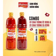 Combo 1C Cholimex Chili Sauce 830g + 1C Cholimex Ketchup 830g - Dipping seasoning & delicious and au
