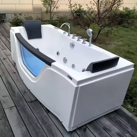 House Ware Acrylic Jacuzzis Spa Indoor Whirlpools Bathtubs Yacuzzi Hot Tub 1 Person Garden Furniture