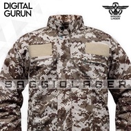 Jaket Abg Pressbody Tactical Loreng Digital Gurun Army