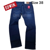 EDWIN MEN'S JEANS # 7705-2468 # STRAIGHT CUT STRETCHABLE # SELUAR JEANS LELAKI GETAH # 💯 ORIGINAL CL