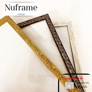 Luxury Square Engraved Picture Frame 3x4 4x6 5x7 6x8 A5 7x9 8x10 8x12 A4 10x12 Auspicious Mirror Wit