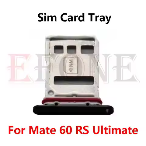 SIM Card Slot Tray Holder Sim Card Reader Socket For Huawei Mate 60 Pro Plus RS Ultimate