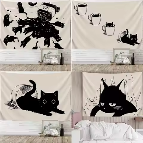 Ins Style Hanging Cloth Cute Wall Decoration Tapestry Home Living Room Tapestry