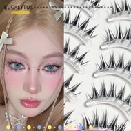 EUTUS False Eyelashes, Thick One-piece Type Eyelashes, Cosplay Transparent Peduncle Comic Girl Troupe Makeup Tool Lashes Women Girls