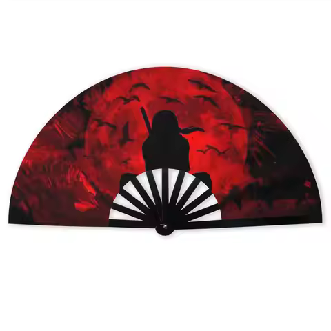 Custom U-Uchihaes Itachi Manga Comic Hand Fan Promotional Gift Event Souvenir Japan Durable Folding 