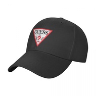 Guess Logo Solid Color Cap Baseball Curved Brim Hat Men Women Same Style Sports Outdoor Sun Adjustab
