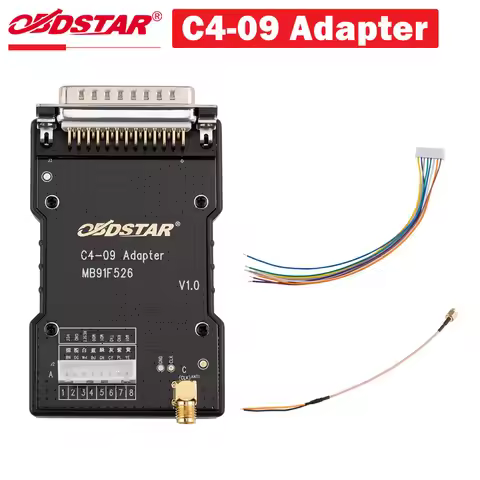 New OBDSTAR C4-09 (MB91F526) Adapter Kit Use with OBDSTAR X300 Classic G3 / DC706