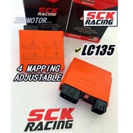 ✅100% ORIGINAL SCK RACING  ADJUSTABLE CDI LC135 4 MAPPING CDI LC LC135 CDI RACING LC 4 MODE POWER MA