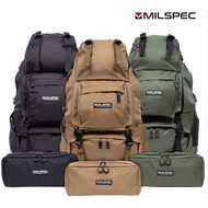 MILSPEC Men's 40L Large-Capacity Three-Mount Backpack