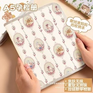 Pregnancy Check List, New Maternity Storage Document Binder A4Soft Cloth Storage Book A5Zipper style