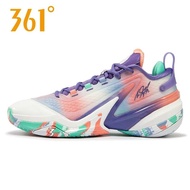 รองเท้าบาสเก็ตบอลชาย 361 Degree AG5 รองเท้าลำลองแบบสวมที่ทนทานต่อการสึกหรอและลื่นสำหรับฤดูหนาวปี 202
