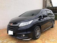 2015年 本田奧德賽【2.4 藍色 天窗 頂級款APEX 電動雙滑門 頂級影音 鍛造鋁圈 四輪米其林 附SAVE認證書