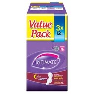 Intimate ultralong night use maxi wing32 32cm x 36 pad