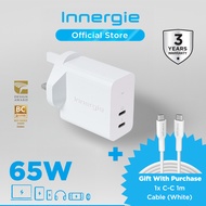 Innergie SE6 Duo 2 USB-C Charger, Support USB PD 3.0 (PPS) QC 4.0 Samsung Fast Charge 2.0