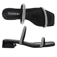 Holster Krystal Heel Black HST405BL รองเท้าแตะส้นสูง