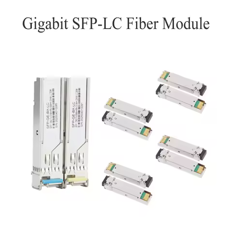 5 Pairs 1.25G Gigabit SFP Fiber Optic Module Single Mode Single Fiber LC 1310/1550nm A+B End For Cis