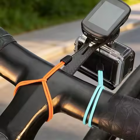 Elastic Stretch Short Anti-lost Lanyard Anti-drop Protective Cord Bike Computer U Disk Portable Flex