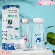 WUPEI47XW Feeding Bottle Set, with Straw Brush Gravity Ball Hands-Free Baby Bottle, Creative 8oz/240