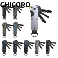 CHICORO Key Organizer, Minimalist Metal Key  Holder, Innovative Holds 2-6 Keys with Screwdriver Keys