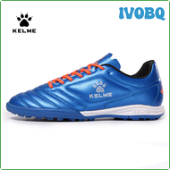 รองเท้าออกกำลังกายผู้ชาย IVOBQ KELME รองเท้าฟุตบอลเยาวชนป้องกันลื่นหญ้าเทียมรองเท้าฟุตบอล871701 ABIEB