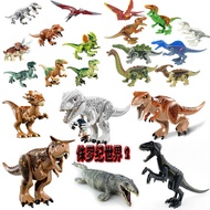 lego toy Jurassic Building Blocks Tyrannosaurus Velociraptor Mosasaurus Rex Tyrannosaurus Tyrannosau