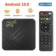 ใหม่ MXQ PRO 1080p Android Box Android 10 4K / HDTV Box รองรับ RAM8G + ROM 128GB เพื่อดูบน Disney hotstar YouTube Netflix Smart TV Box wifi android box