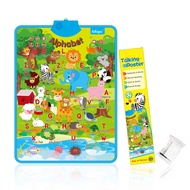 English Interactive Talking Alphabet Poster ABC Wall Chart With Sound Learning ABC & 123
