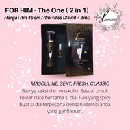 Perfium by L'amour. Untuk lelaki dan untuk wanita. minyak wangi tahan lama.