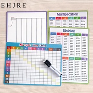 [EHJRE] 4x Dry Erase Division Multiplication Whiteboard 8" x 11" for Learning Home